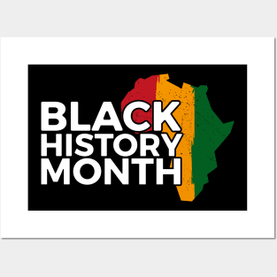 black history month africa Posters and Art